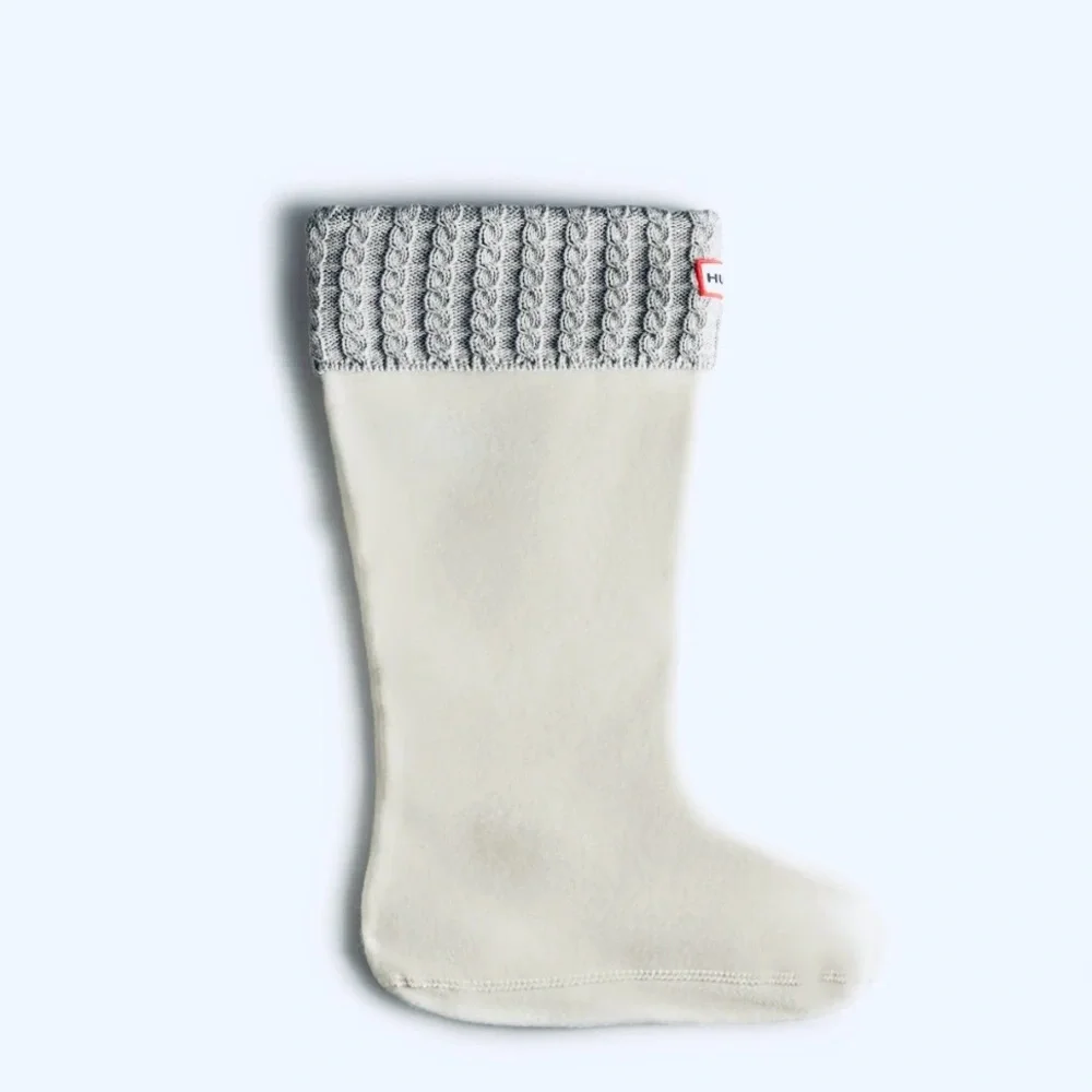 NWT Original Hunter Cable Knit Cuff Short Boot Socks
